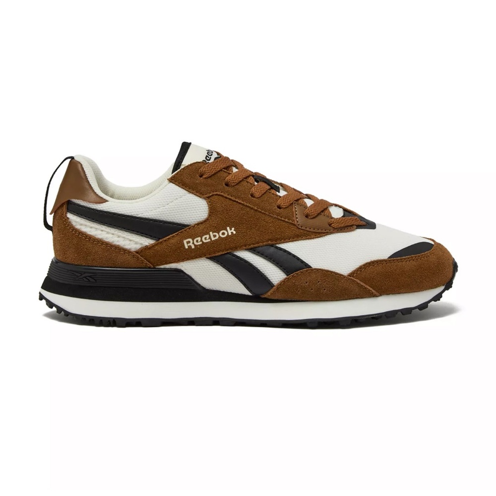 Reebok Classic Brown and White Trainers- Spark Flash Men's Tennis Shoes